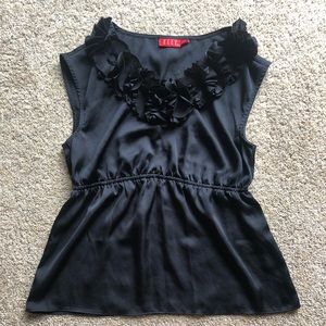 Elle black fashion top